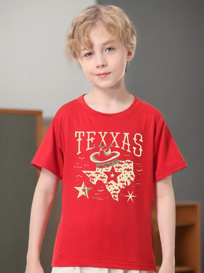TSHIRT, KIDS, TEXAS RED
